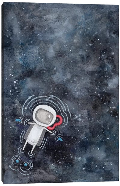 Swim in Space Canvas Art Print