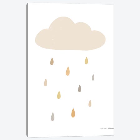 Happy Cloud Canvas Print #RNI54} by Rachel Nieman Canvas Print