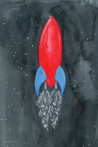 Flower Rocket by Rachel Nieman canvas print