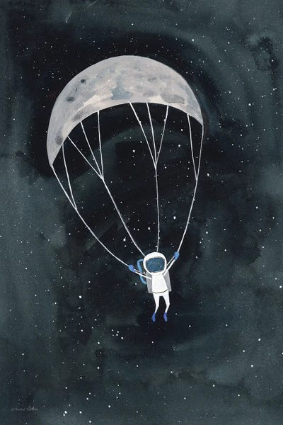 Parachute Moon by Rachel Nieman acrylic art print