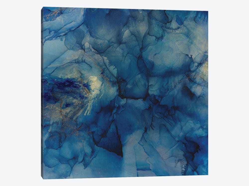 Blue Crystals by Melissa Renee 1-piece Canvas Print