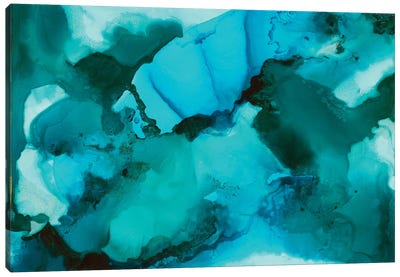 Moonstone Aquamarine Canvas Art Print - Melissa Renee