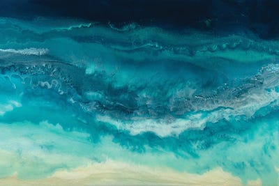 Blue Hawaiian by Melissa Renee framed canvas print