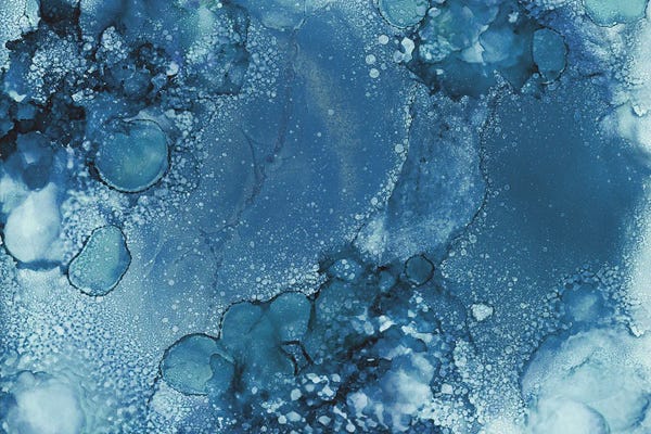 Melissa Renee: Blue Gray Bubbles by Melissa Renee