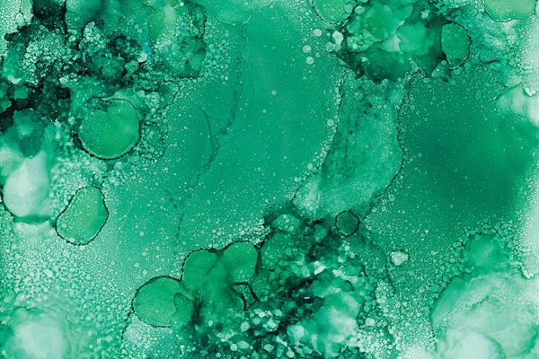 Melissa Renee: Green Bubbles by Melissa Renee