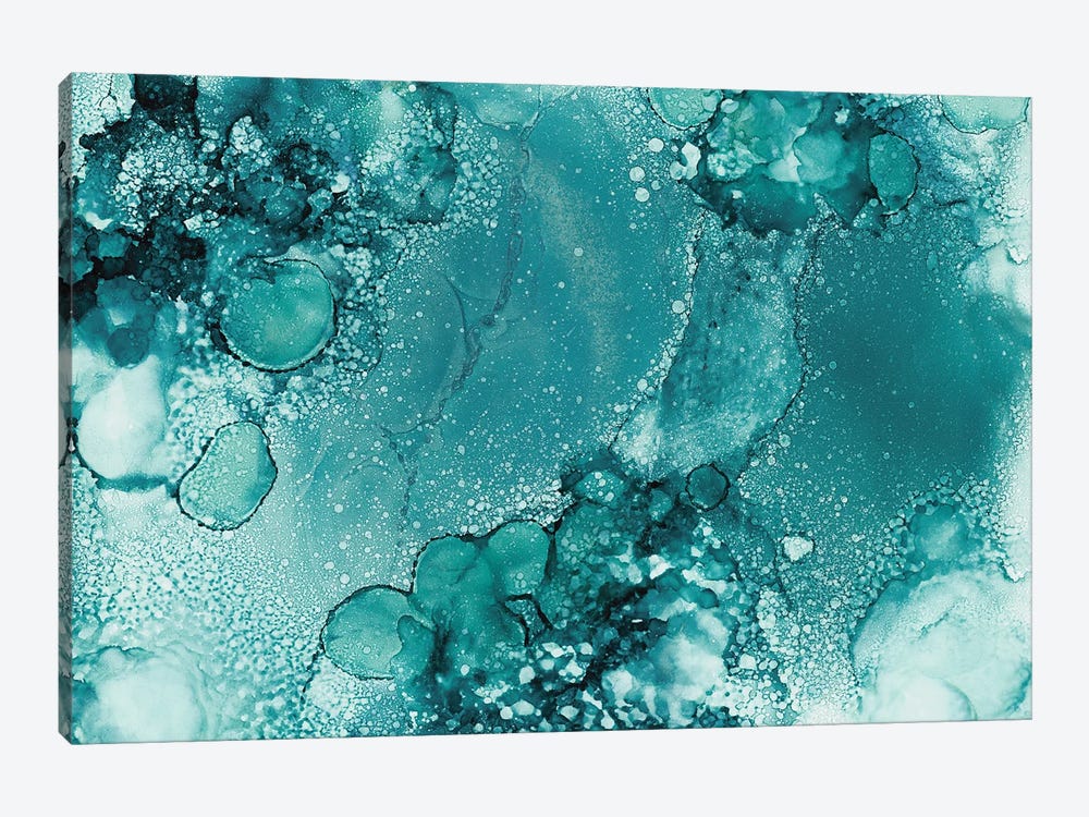 Marine Blue Bubbles by Melissa Renee 1-piece Canvas Artwork