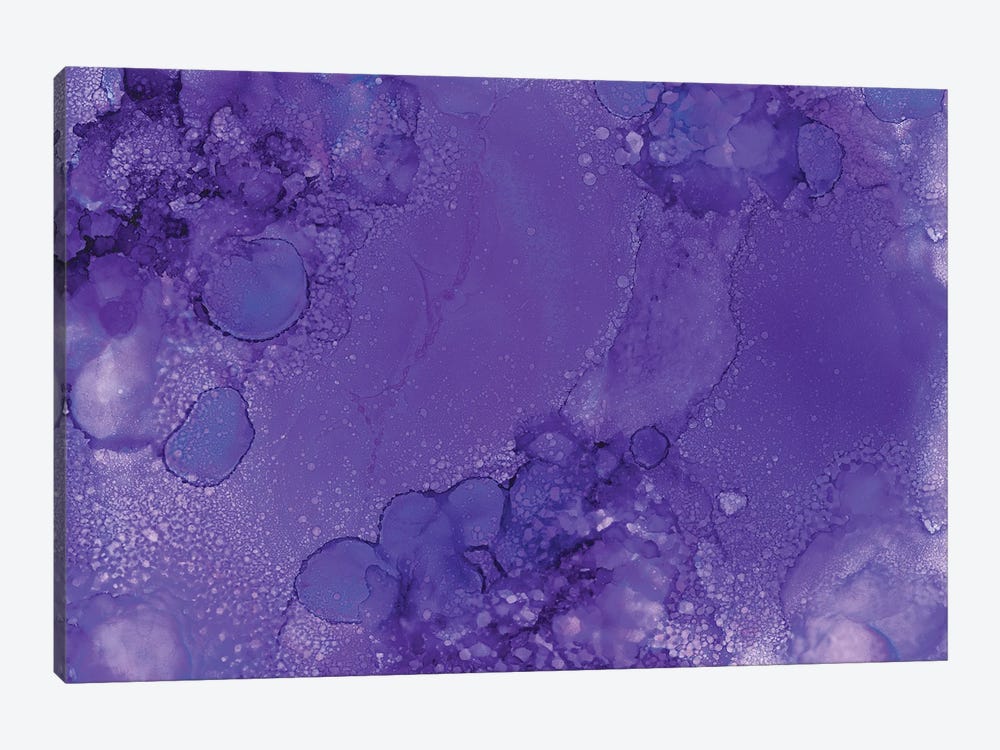 Purples Bubbles by Melissa Renee 1-piece Canvas Print