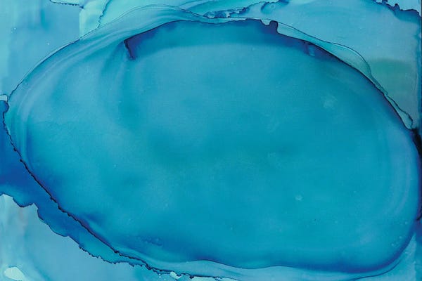 Melissa Renee: Aqua Marine Oval by Melissa Renee