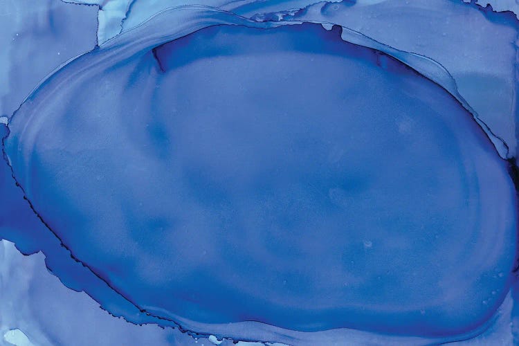 Blue Oval by Melissa Renee wall art