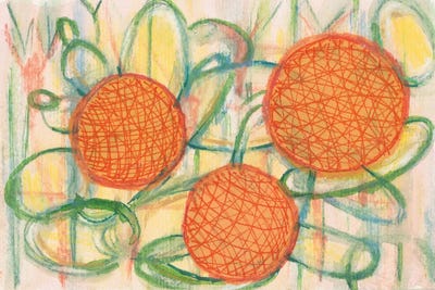 Space Rings II by Melissa Renee canvas print