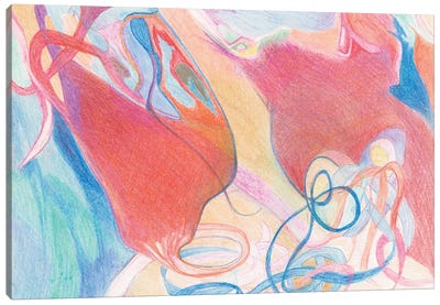 Ribbon Dance Canvas Art Print - Melissa Renee