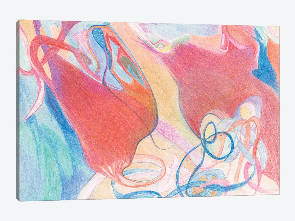 Ribbon Dance by Melissa Renee 1-piece Canvas Art Print