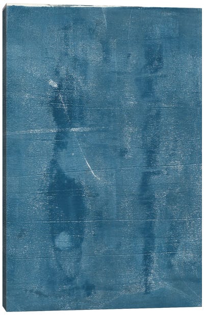 Denim Day I Canvas Art Print - Blue Abstract Art