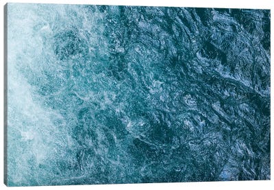 Cool Waters Out To Sea I - Horizontal Canvas Art Print - Ben Renschen