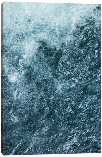 Cool Waters Out To Sea IV - Vertical Canvas Art Print - Ben Renschen