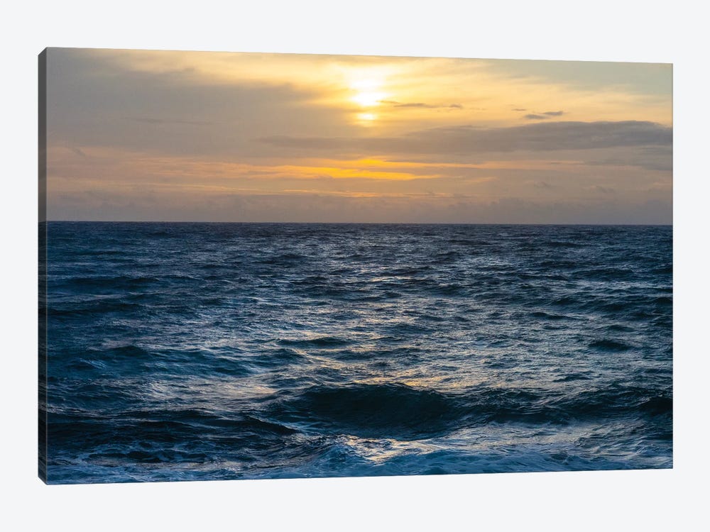 Calm Ocean Sunset by Ben Renschen 1-piece Canvas Print