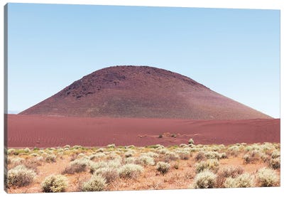 Red Sand Mound In California Desert Canvas Art Print - Ben Renschen