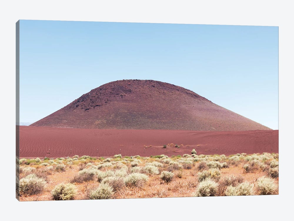 Red Sand Mound In California Desert by Ben Renschen 1-piece Canvas Wall Art