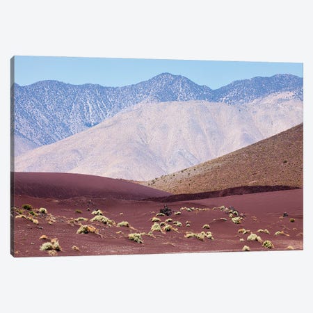 Red Desert Sand Against California Mountains Canvas Print #RNN9} by Ben Renschen Canvas Art Print