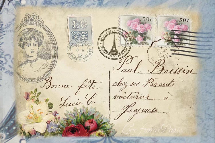 Parisian Postcard #2 by Rnob wall art