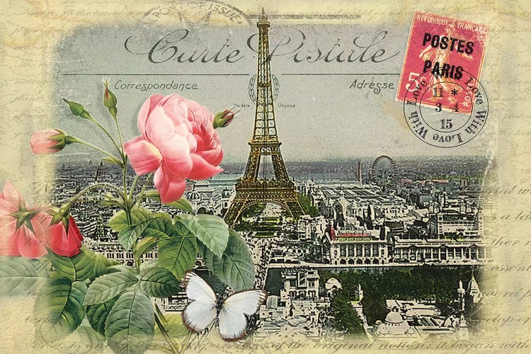 Parisian Postcard #2 by Rnob wall art