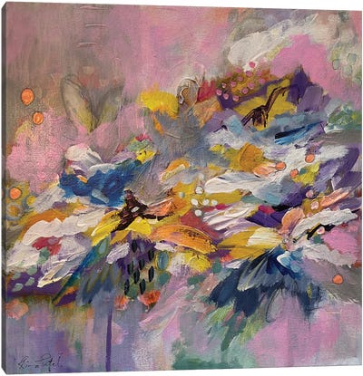Lilac Dance Canvas Art Print - Rina Patel