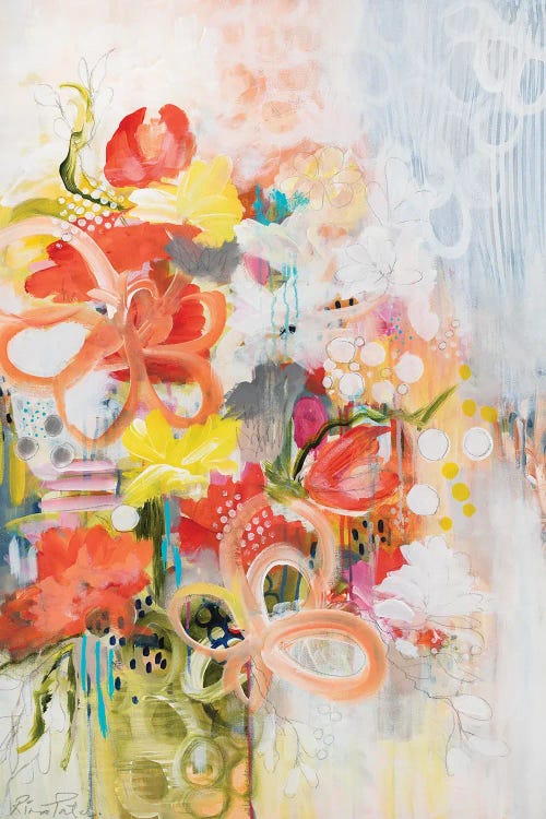 Cascade Of Color by Rina Patel wall art