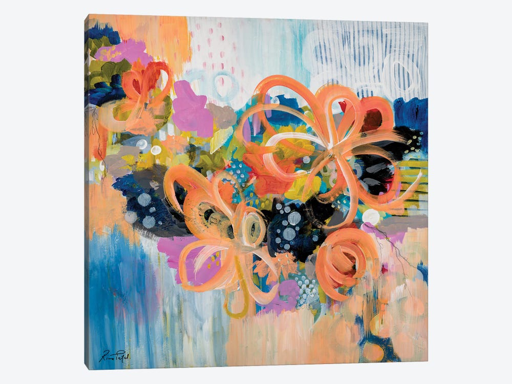 On The Garden Fence by Rina Patel 1-piece Canvas Artwork