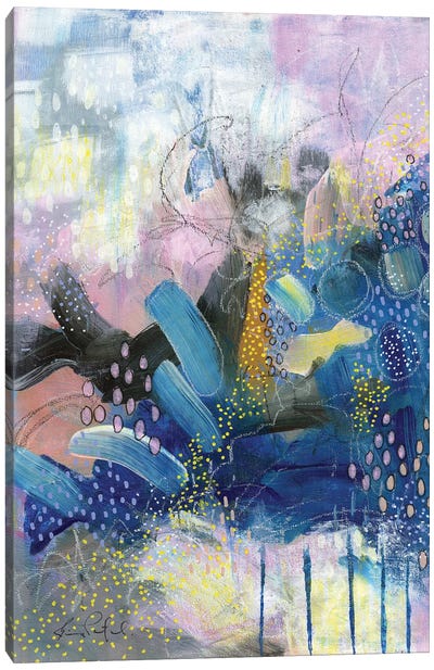 Blue Love Canvas Art Print - Rina Patel