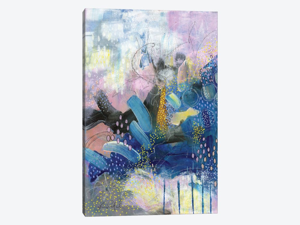 Blue Love by Rina Patel 1-piece Canvas Print
