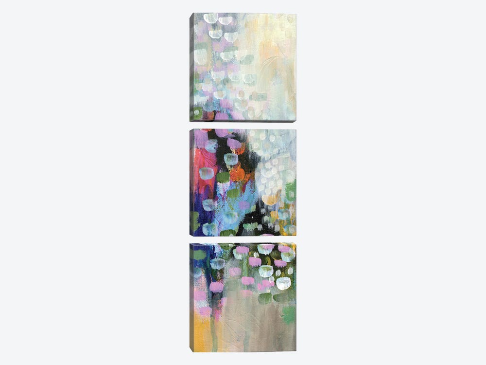 Blooming V by Rina Patel 3-piece Canvas Art Print