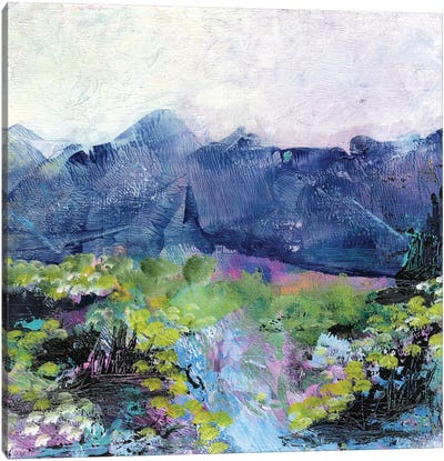 On The Hills II Canvas Art Print - Rina Patel