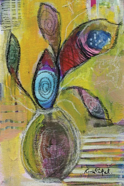 Rina Patel: Green Vase by Rina Patel