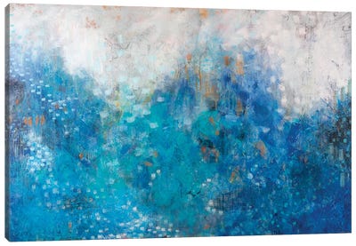 Blue Mountain Canvas Art Print - Rina Patel