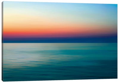 Quiet Waters I Canvas Art Print - Sunrises & Sunsets Scenic Photography