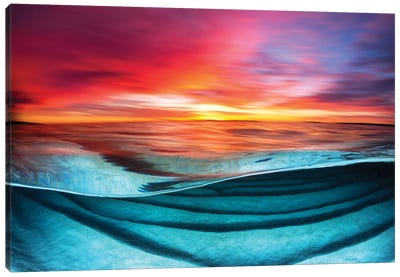Colour Blur Hyams Beach Canvas Art Print - Jordan Robins