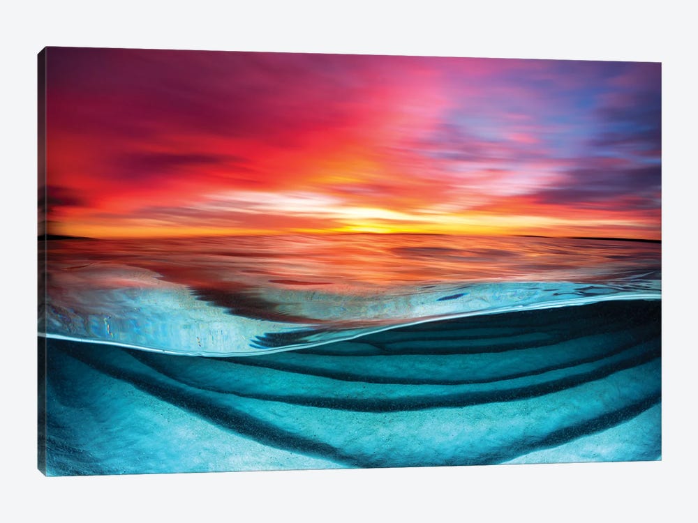 Colour Blur Hyams Beach by Jordan Robins 1-piece Canvas Wall Art