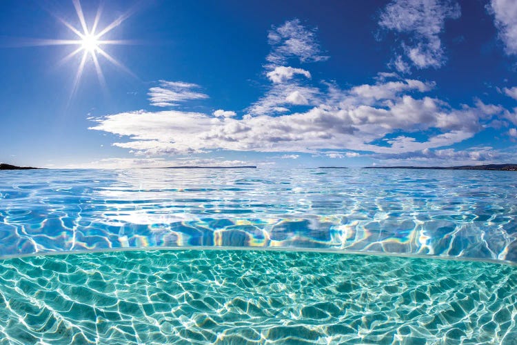 Over Under Hyams Beach by Jordan Robins wall art