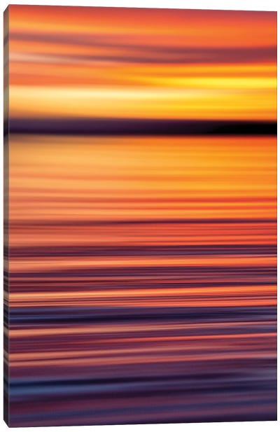 Sunset Gradient Vertical Canvas Art Print - Jordan Robins