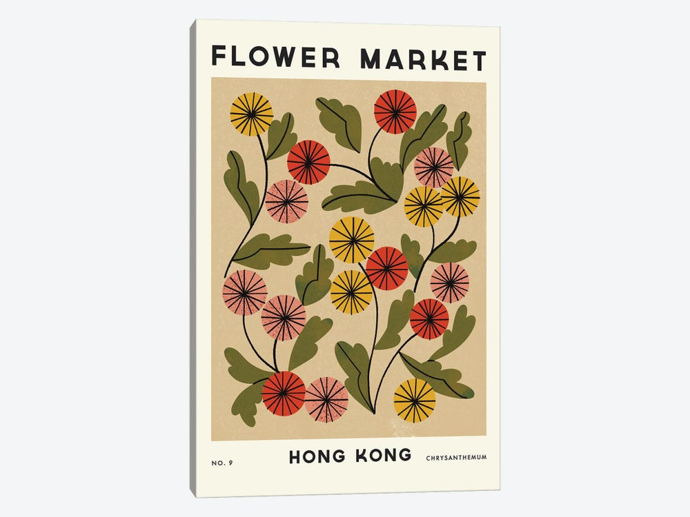 Flower Market IX by Renea L. Thull 1-piece Canvas Print