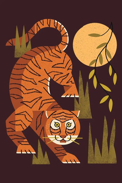 Grasses: Tiger Moon by Renea L. Thull