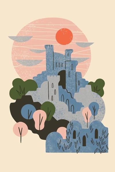 Castles & Palaces: Blue Castle by Renea L. Thull