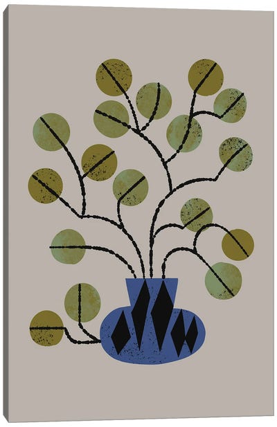Eucalyptus Vase Canvas Art Print - Renea L. Thull