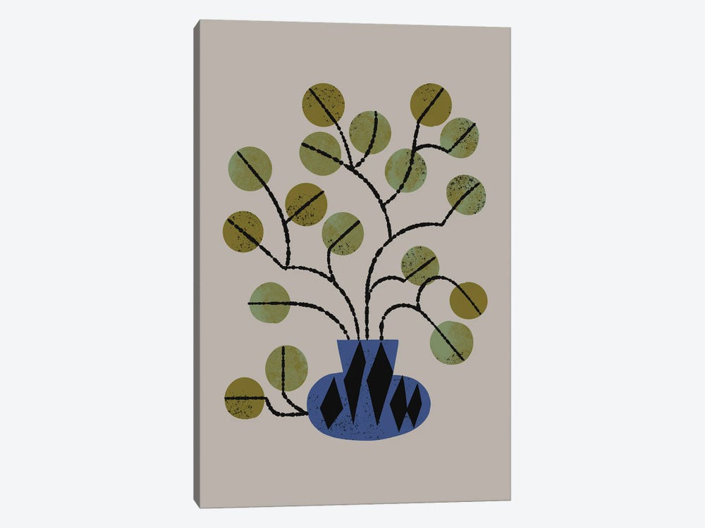 Eucalyptus Vase by Renea L. Thull 1-piece Canvas Print