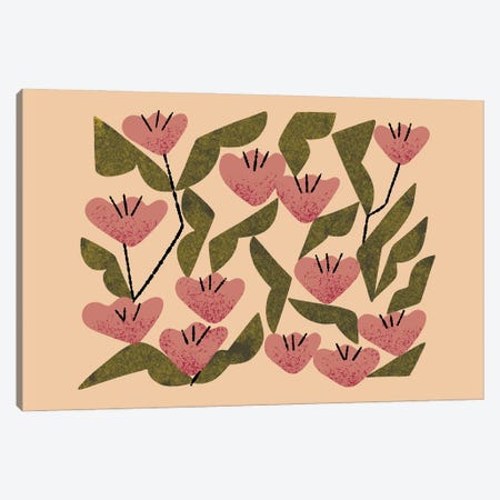 Wild Tulips Canvas Print #RNT130} by Renea L. Thull Canvas Art