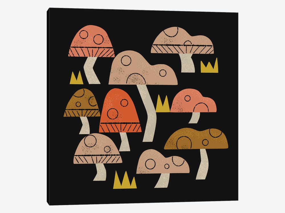 Toadstools by Renea L. Thull 1-piece Canvas Print