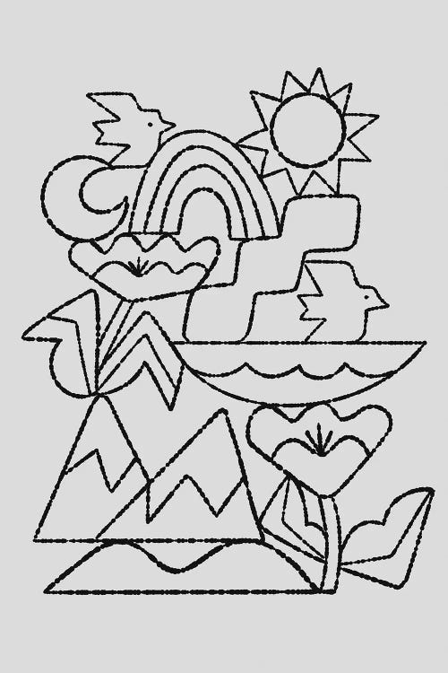 Stack I by Renea L. Thull wall art