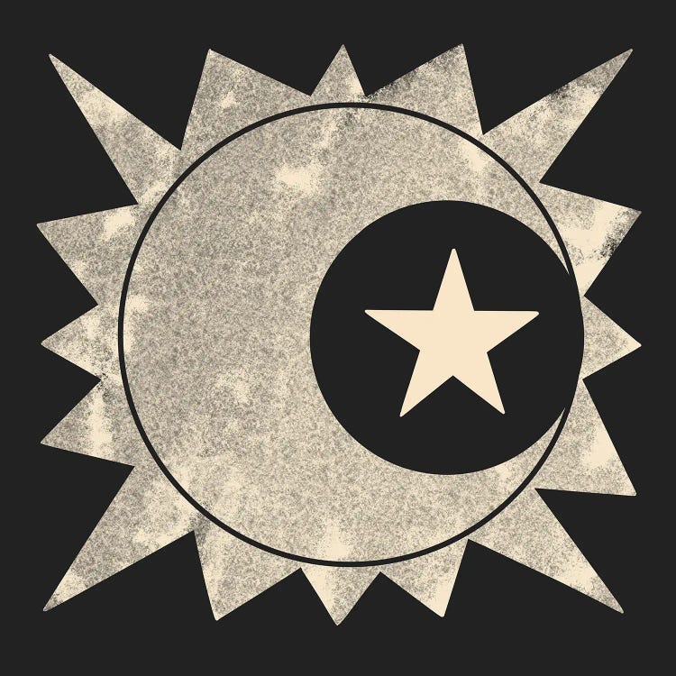 Sun Moon Star by Renea L. Thull wall art