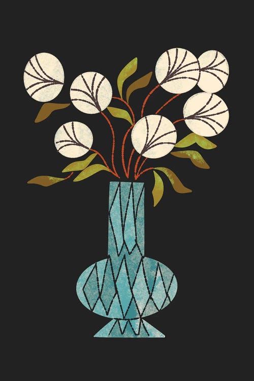 Crystal Vase Peonies by Renea L. Thull wall art