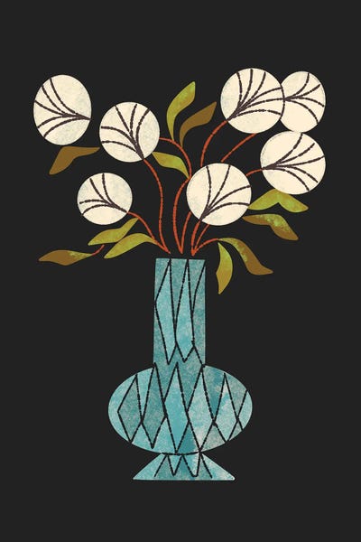Crystal Vase Peonies